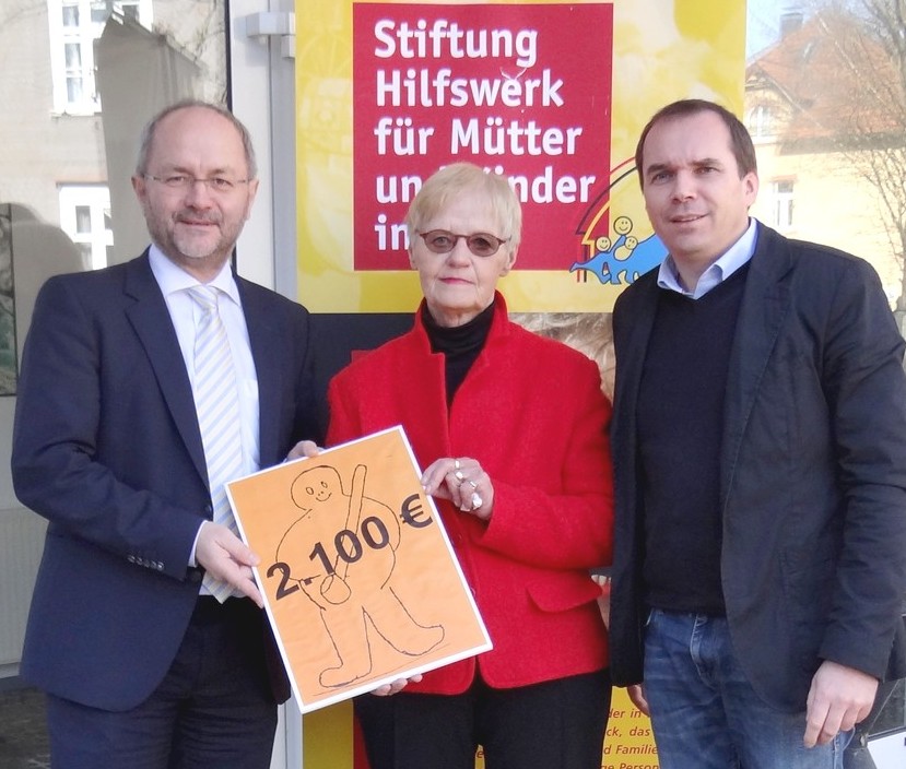 Weckenmann-Aktion zugunsten der Stiftung Hilfswerk für Mütter und Kinder in Not
